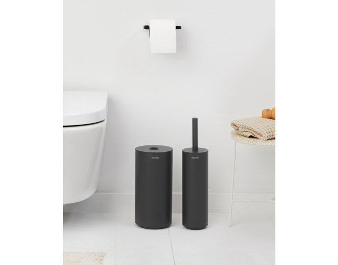 BRABANTIA Toiletten-Set MindSet 3-teilig mineral infinite grey in Mineral infinite grey, Grau präsentiert im Onlineshop von KAQTU Design AG. Toilettenartikel ist von BRABANTIA