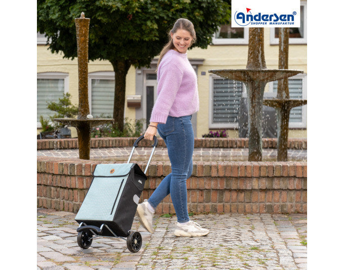 ANDERSEN Einkaufswagen Scala Hente mint in Mint, Grün präsentiert im Onlineshop von KAQTU Design AG. Haushaltshilfen ist von ANDERSEN
