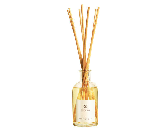 THE OLPHACTORY Raumduft Cedar & Oud 100 ml in Transparent präsentiert im Onlineshop von KAQTU Design AG. Duftöl ist von THE OLPHACTORY