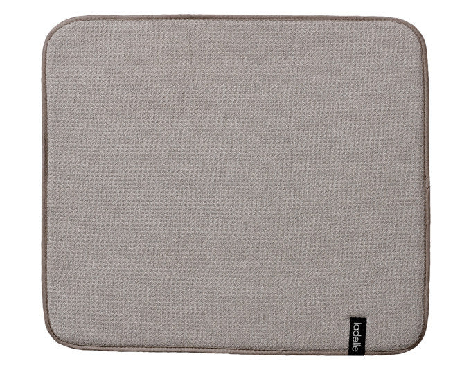 LADELLE Abtropfmatte Microfaser stone 41x47 cm in Stone, Grau präsentiert im Onlineshop von KAQTU Design AG. Abtropfgestell ist von LADELLE