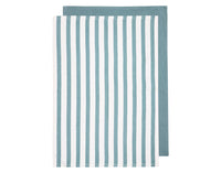 <tc>LADELLE</tc> Strofinaccio da cucina Raya C<tc>ott</tc>su carta di bambù color verde acqua 50x70 cm, 2 pezzi.