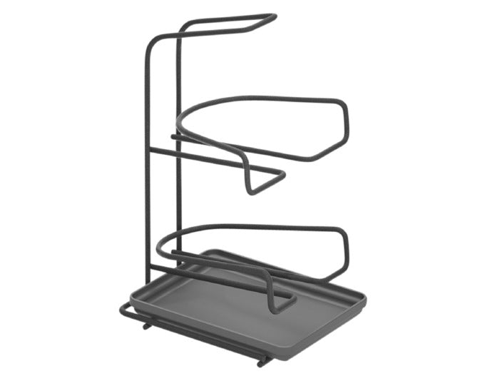 METALTEX Abtropfgestell Moka-Station 3 Lava schwarz 16x12x20 cm in  präsentiert im Onlineshop von KAQTU Design AG. Abwasch ist von METALTEX