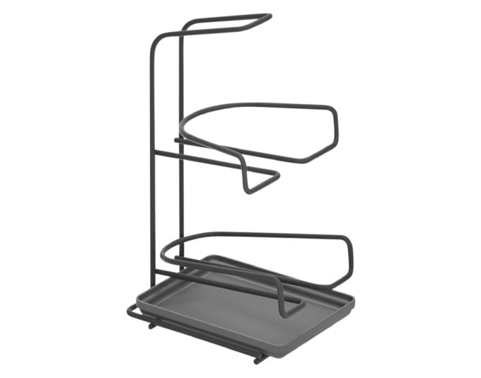 METALTEX Abtropfgestell Moka-Station 6 Lava schwarz 14x16x26 cm in  präsentiert im Onlineshop von KAQTU Design AG. Abwasch ist von METALTEX