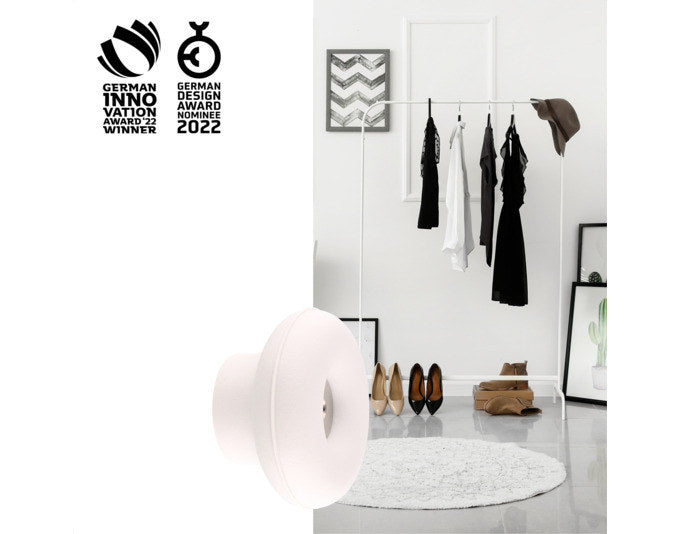 WAGNER Wandhaken Dot hooks4home ø 50x31 mm lichtgrau in  präsentiert im Onlineshop von KAQTU Design AG. Kleiderhaken ist von WAGNER