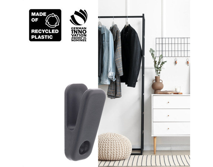 WAGNER Wandhaken 47 x 38 x 75 mm KST in  präsentiert im Onlineshop von KAQTU Design AG. Kleiderhaken ist von WAGNER