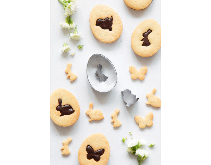 STÄDTER Ausstecher Set Ostern 5-teilig 5.5 + 2.5x1.5 cm in Silber präsentiert im Onlineshop von KAQTU Design AG. Ausstecher ist von STÄDTER