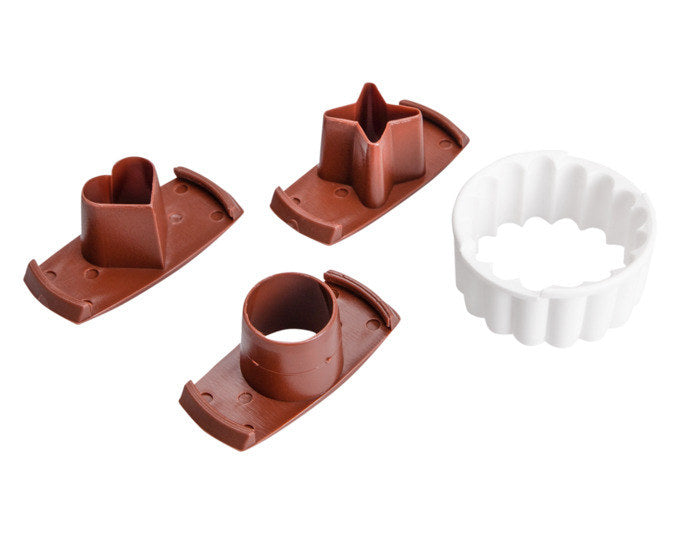 STÄDTER Linzer-Ausstecher Set Der patente Spitzbub ø 4 cm gewellt in Weiss präsentiert im Onlineshop von KAQTU Design AG. Ausstecher ist von STÄDTER