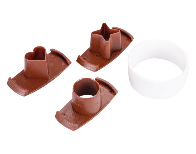 STÄDTER Linzer-Ausstecher Set Der patente Spitzbub ø 4 cm glatt in Weiss präsentiert im Onlineshop von KAQTU Design AG. Ausstecher ist von STÄDTER