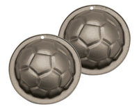 <tc>STÄDTER</tc> Set di 2 mini stampini da forno a forma di Pepe il Pallone da Calcio, ø 8,5x4 cm