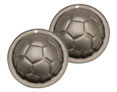 <tc>STÄDTER</tc> Set di 2 mini stampini da forno a forma di Pepe il Pallone da Calcio, ø 8,5x4 cm