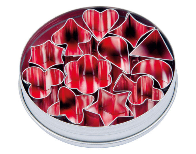 STÄDTER Ausstecher in Dose 12 Motive 3 cm in Silber präsentiert im Onlineshop von KAQTU Design AG. Ausstecher ist von STÄDTER