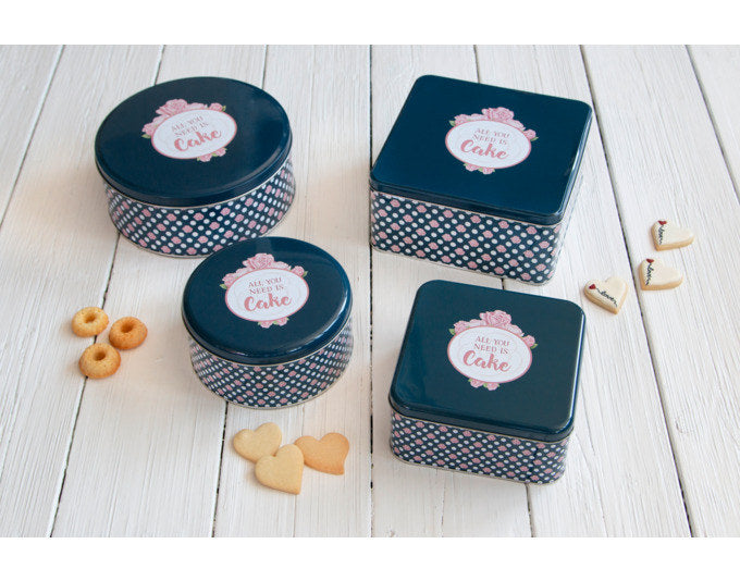 STÄDTER Gebäckdose All you need is Cake 21x21x10 cm bunt eckig in Bunt präsentiert im Onlineshop von KAQTU Design AG. Aufbewahrungsdose ist von STÄDTER