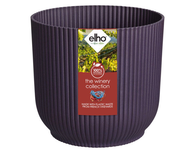ELHO Pflanzengefäss The Winery Collection ø 18 cm dunkelviolett in Dunkelviolett, Violett präsentiert im Onlineshop von KAQTU Design AG. Pflanzentopf Outdoor ist von ELHO
