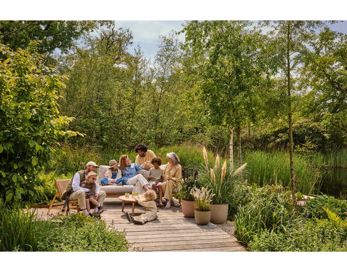 ELHO Pflanzengefäss Sereh rund ø 30 cm skandinavisches grün in Skandinavisches grün, Grün präsentiert im Onlineshop von KAQTU Design AG. Pflanzentopf Outdoor ist von ELHO