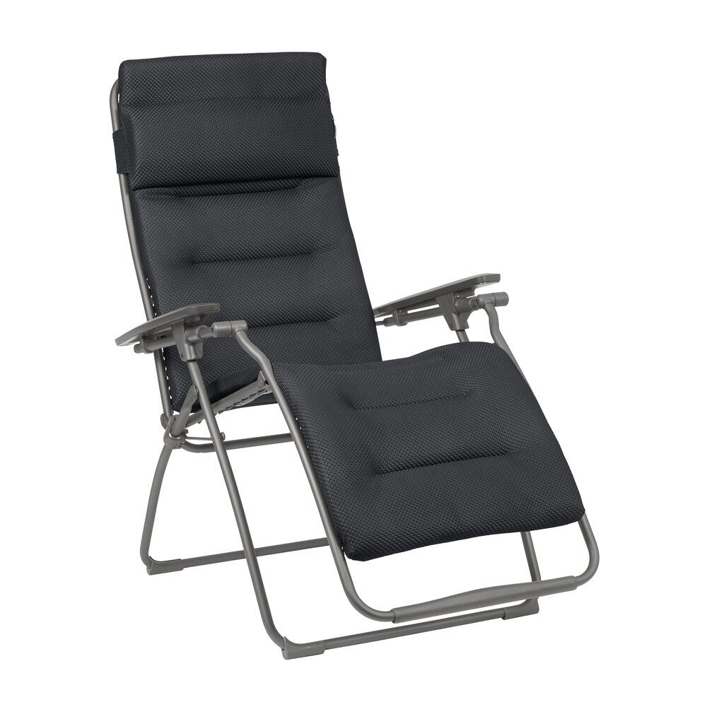 LAFUMA Relaxsessel Futura BeComfort® dark grey Gestell titane in Dark grey, Grau, Titane präsentiert im Onlineshop von KAQTU Design AG. Liegestuhl ist von LAFUMA