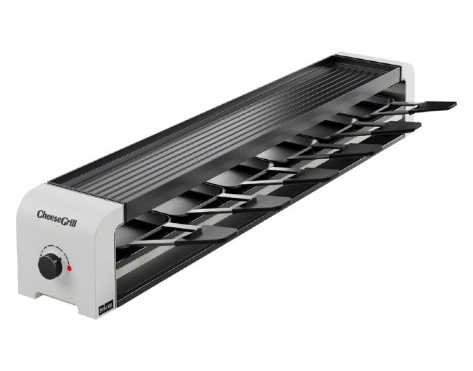 STÖCKLI Raclettegrill CheeseGrill 6 white 74.6x11.6x11.8 cm in White, Weiss präsentiert im Onlineshop von KAQTU Design AG. Raclette ist von STÖCKLI