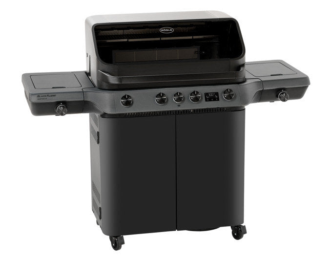 RÖSLE Gasgrill Blazeflame Master 4, 50 mbar in Schwarz präsentiert im Onlineshop von KAQTU Design AG. Gasgrill ist von RÖSLE