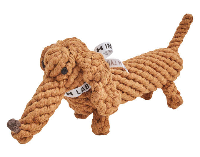 LABONI Spielzeug Diego Dackel in Braun präsentiert im Onlineshop von KAQTU Design AG. Hundebedarf ist von LABONI