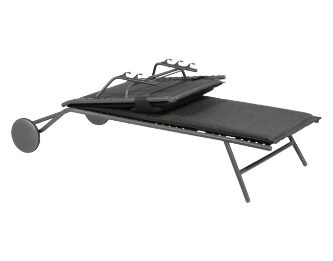 LAFUMA Liege Bayanne II Hedona onyx in  präsentiert im Onlineshop von KAQTU Design AG. Liegestuhl ist von LAFUMA