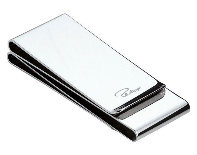 PHILIPPI Geldscheinklammer Threesome 3-in-1 6x3 cm silber in Chrom, Silber präsentiert im Onlineshop von KAQTU Design AG. Bürozubehör ist von PHILIPPI