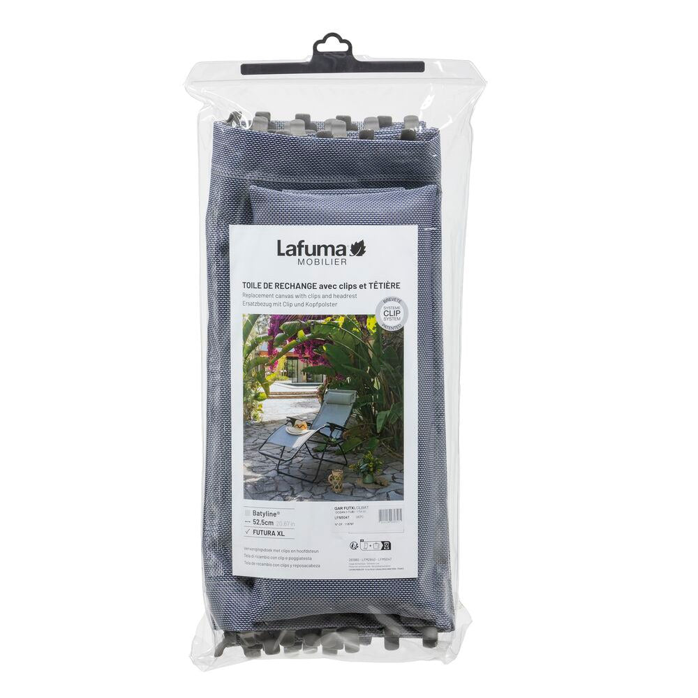 LAFUMA Ersatzbezugset Futura XL Clip Batyline  ISO Bleu Océan II in Ocean, Blau präsentiert im Onlineshop von KAQTU Design AG. Outdoor Zubehör ist von LAFUMA