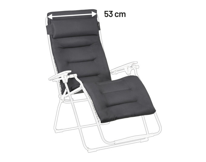 LAFUMA Ersatzbezugset Futura XL/RSX XL Clip BeComfort Dark Grey in  präsentiert im Onlineshop von KAQTU Design AG. Outdoor-Accessoire ist von LAFUMA
