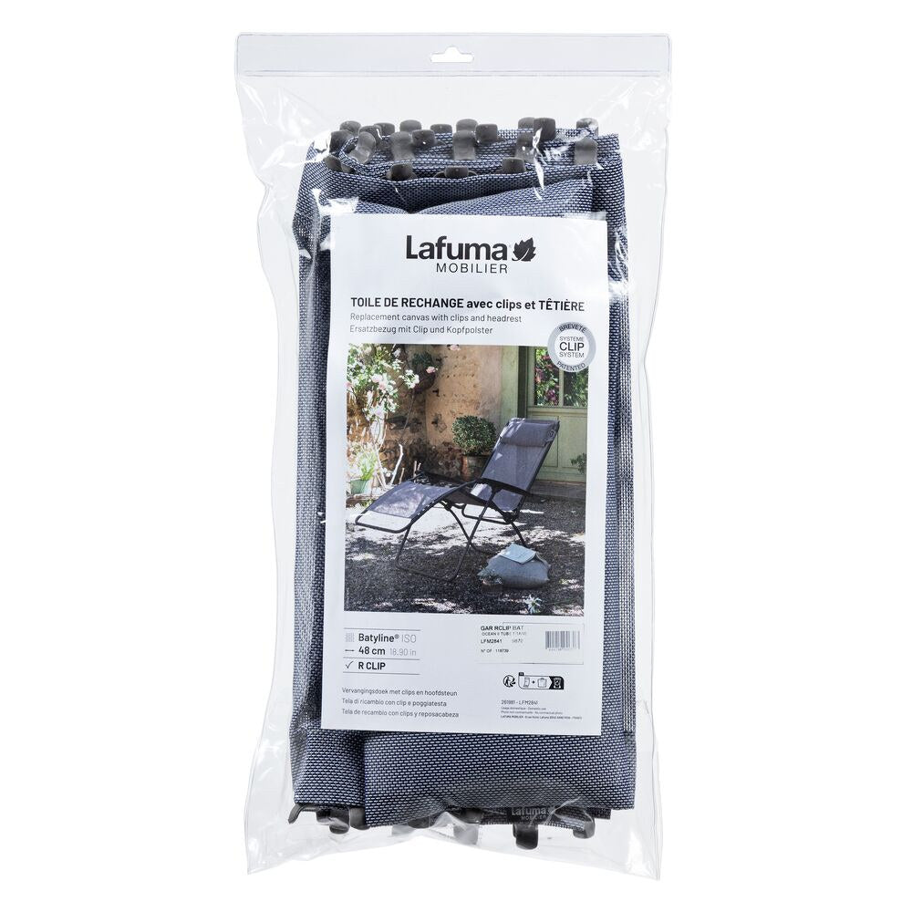 LAFUMA Ersatzbezugset RClip Batyline ISO Bleu Océan II in Ocean, Blau präsentiert im Onlineshop von KAQTU Design AG. Outdoor Zubehör ist von LAFUMA