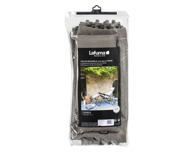 LAFUMA Ersatzbezugset RSX XL/Futura XL Clip Batyline ISO Marron Terre in Marron, Braun, Terre, Grau präsentiert im Onlineshop von KAQTU Design AG. Outdoor Zubehör ist von LAFUMA