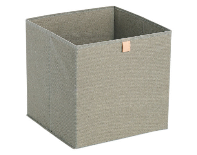 ZELLER Aufbewahrungsbox Vlies khaki 32x32x32 cm in Khaki, Grün präsentiert im Onlineshop von KAQTU Design AG. Aufbewahrungskisten ist von ZELLER PRESENT