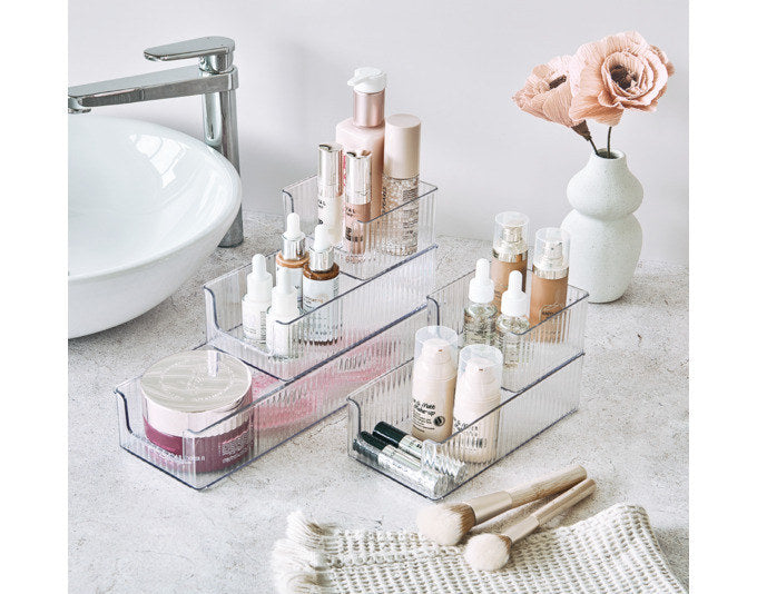 ZELLER Utensilien-Organizer Set 3-teilig Kunststoff transparent in Transparent präsentiert im Onlineshop von KAQTU Design AG. Küchenhelfer ist von ZELLER PRESENT