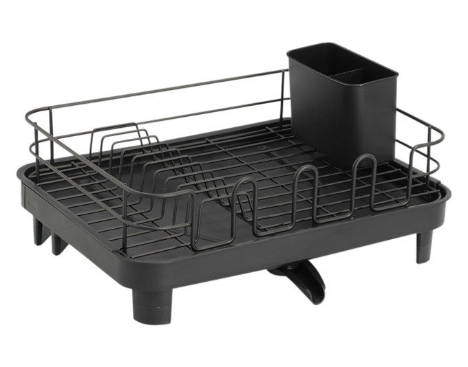 ZELLER Geschirrabtropfständer Kunststoff Metall schwarz 41x31-52x20 cm in Schwarz präsentiert im Onlineshop von KAQTU Design AG. Abtropfgestell ist von ZELLER PRESENT