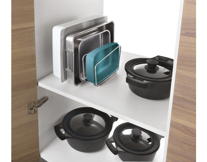 METALTEX Küchen-Organizer Backy 22x21x14 cm Polytherm in Silber glänzend, Silber präsentiert im Onlineshop von KAQTU Design AG. Küchenhelfer ist von METALTEX