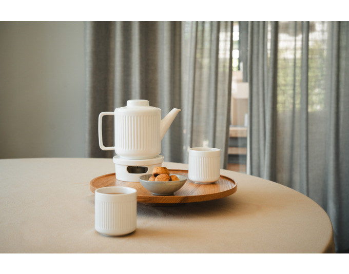 BREDEMEIJER Rechaud Skagen Steingut weiss ø 14 cm in Weiss präsentiert im Onlineshop von KAQTU Design AG. Fondue-Rechauds ist von BREDEMEIJER