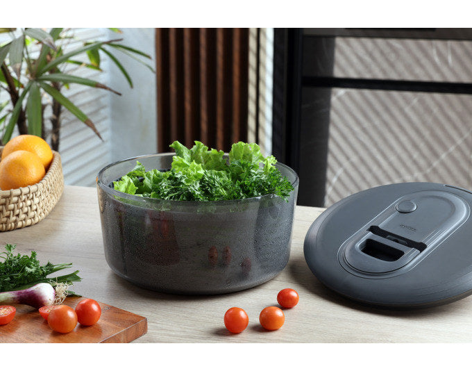 ZYLISS Salatschleuder Easy Spin S ø 22 cm in Grau, Transparent präsentiert im Onlineshop von KAQTU Design AG. Salatschleudern ist von ZYLISS