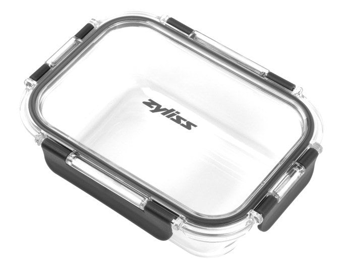 ZYLISS Vorratsbehälter Glas 0.64 l 18.5x14x6 cm in Grau, Transparent präsentiert im Onlineshop von KAQTU Design AG. Vorratsbehälter ist von ZYLISS