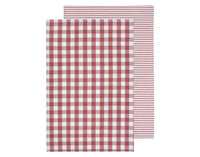 LADELLE Küchentuch Eco Gingham blush 45x70 cm 2 Stk.