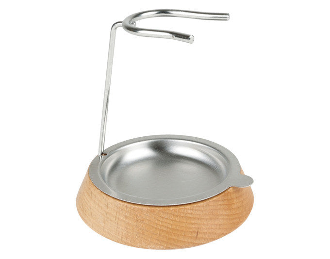 REDECKER Topfbürsten-Halter Buche/Inox ø 9.5x11 cm in Silber, Natur, Braun präsentiert im Onlineshop von KAQTU Design AG. Reinigung & Wäsche ist von REDECKER