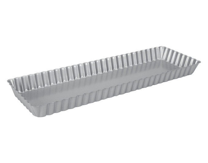 STÄDTER Tarteform mit Hebeboden 35.5x11.5x2.5 cm silber We love Baking in  präsentiert im Onlineshop von KAQTU Design AG. Backformen ist von STÄDTER