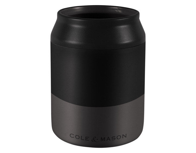 COLE&MASON Küchenutensilientopf Linton Keramik 12x12x15.9 cm in Grau, Schwarz präsentiert im Onlineshop von KAQTU Design AG. Kochlöffelhalter ist von COLE & MASON