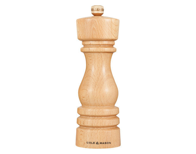 COLE&MASON Salzmühle London Buche natur 18x5.8x5.8 cm in Natur, Braun präsentiert im Onlineshop von KAQTU Design AG. Salz & Pfeffer ist von COLE & MASON