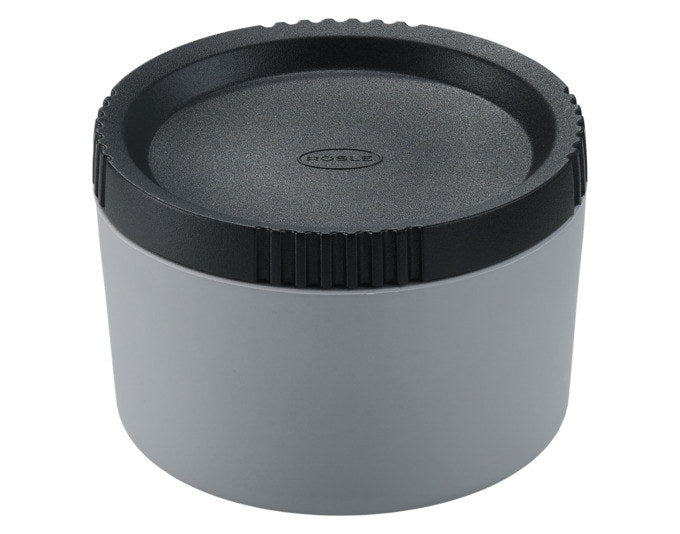RÖSLE Dressingdose Flexx 2Go rund 0.05 l in Grau, Schwarz präsentiert im Onlineshop von KAQTU Design AG. Schüttelbecher ist von RÖSLE