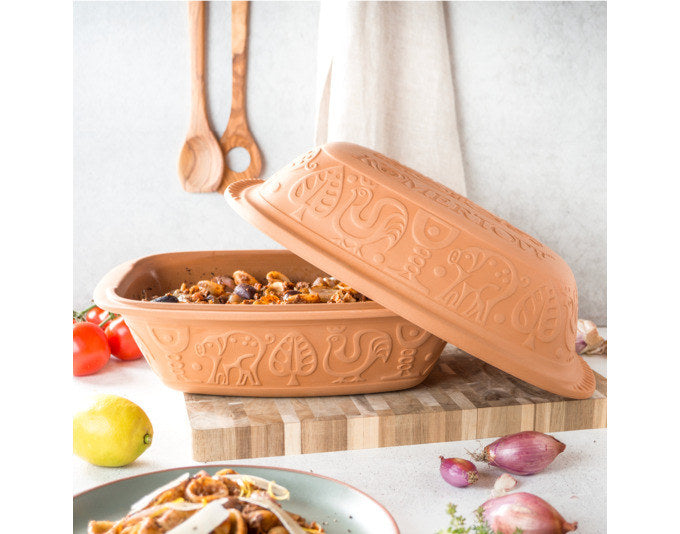 RÖMERTOPF Bräter Klassik 4.0 l 39x27x19.5 cm terracotta in Terracotta, Braun präsentiert im Onlineshop von KAQTU Design AG. Bräter ist von RÖMERTOPF