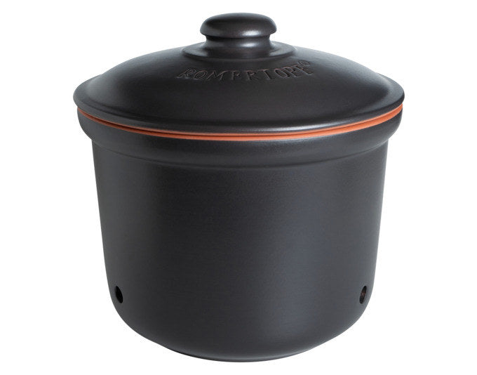 RÖMERTOPF Frischetopf Maxi Plus 5.5 l ø 26x25 cm schwarz in Schwarz präsentiert im Onlineshop von KAQTU Design AG. Kochtopf ist von RÖMERTOPF