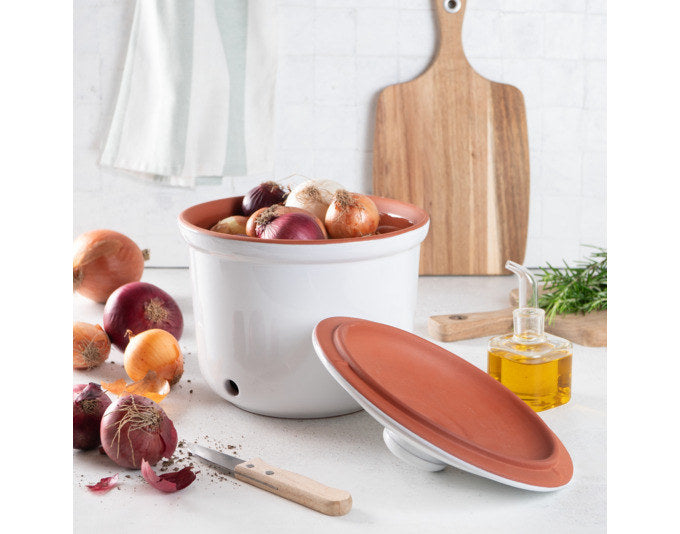 RÖMERTOPF Frischetopf Maxi 2.8 l ø 20x21 cm weiss in Weiss präsentiert im Onlineshop von KAQTU Design AG. Kochtopf ist von RÖMERTOPF