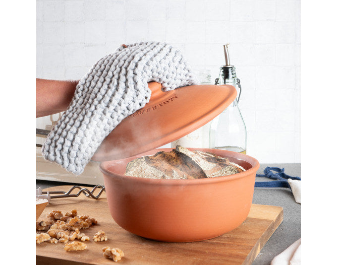 RÖMERTOPF Brotbacktopf rund 2.0 l ø 23x14.5 cm terracotta in Terracotta, Braun präsentiert im Onlineshop von KAQTU Design AG. Brotbackformen ist von RÖMERTOPF