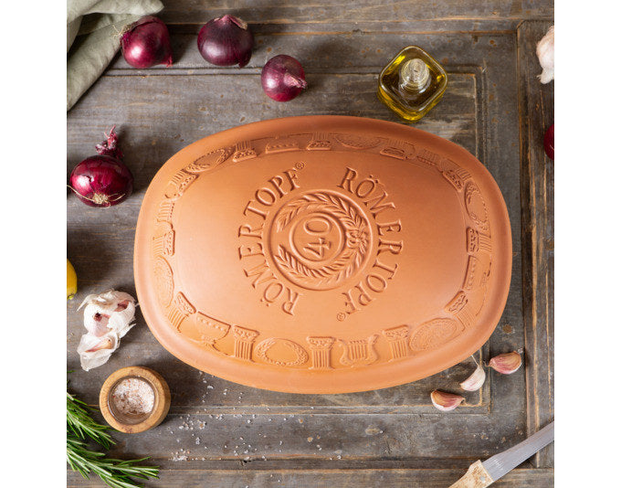 RÖMERTOPF Bräter 40 Jahre Jubiläum 3.5 l 34x26x19 cm terracotta in Terracotta, Braun präsentiert im Onlineshop von KAQTU Design AG. Bräter ist von RÖMERTOPF