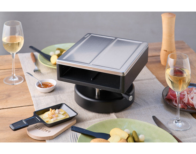 KISAG Raclette-Aufsatz Sierre 25x23x6.8 cm in Silber, Schwarz, Matt präsentiert im Onlineshop von KAQTU Design AG. Raclette ist von KISAG