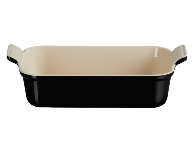 LE CREUSET Auflaufform Tradition schwarz 26x19 cm 2.4 l in  präsentiert im Onlineshop von KAQTU Design AG. Backform / Backblech ist von LE CREUSET
