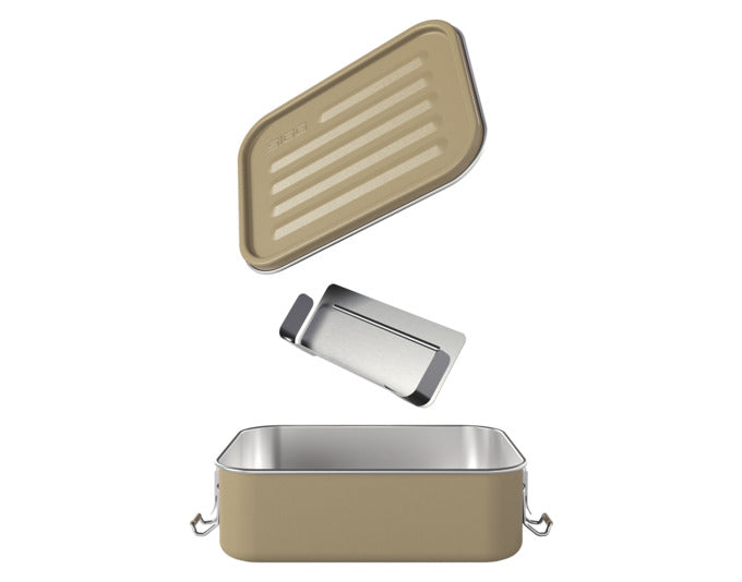 SIGG Lunchbox Gemstone caramel sand 1.1 l in  präsentiert im Onlineshop von KAQTU Design AG. Aufbewahrungsdose ist von SIGG