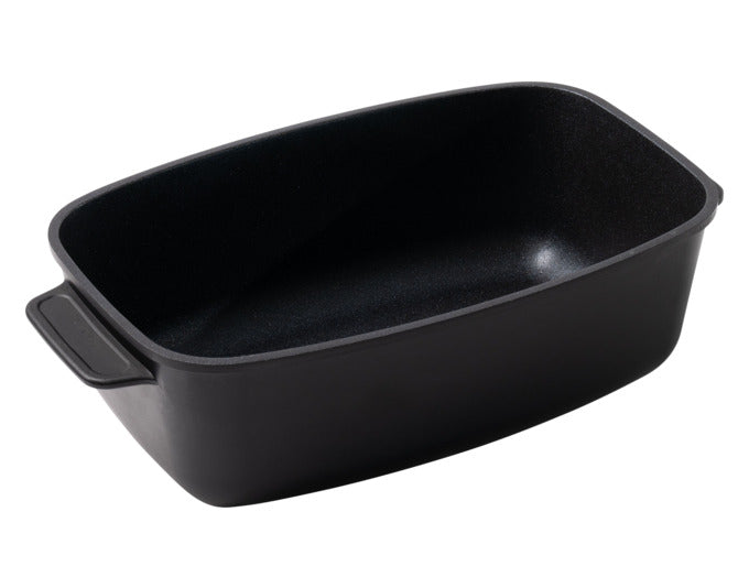 GASTROLUX Bräter EVO mit Glasdeckel Induktion 39x22x11.5 cm in  präsentiert im Onlineshop von KAQTU Design AG. Topf ist von GASTROLUX